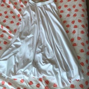 White Maxi Dance Skirt